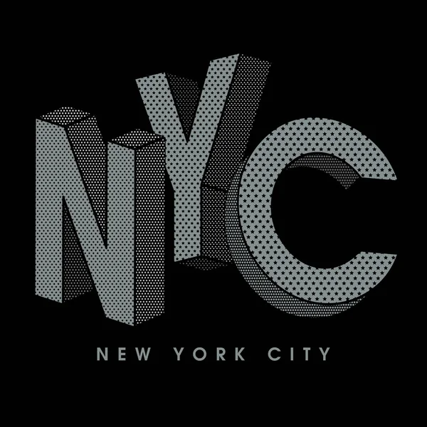 Typographie de New York — Image vectorielle