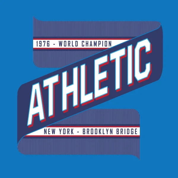 Athletic sport america typography, t-shirt graphic