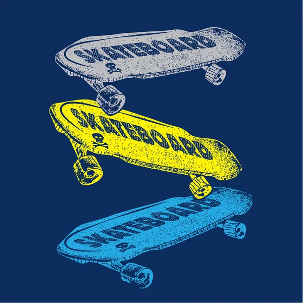 Typografia pokładzie skate Sport — Wektor stockowy