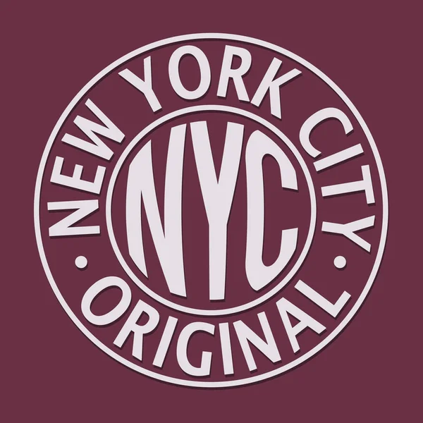 Typographie vintage new york — Image vectorielle