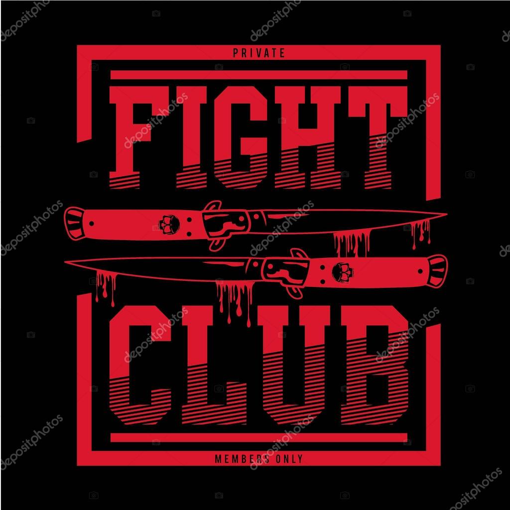 Fight sport typography, t-shirt graphic
