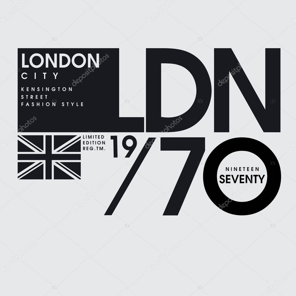 London city typography