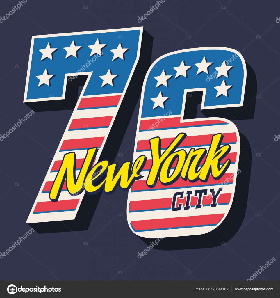 New York flag typography Stock Vector Image by ©Syquallo 170844162