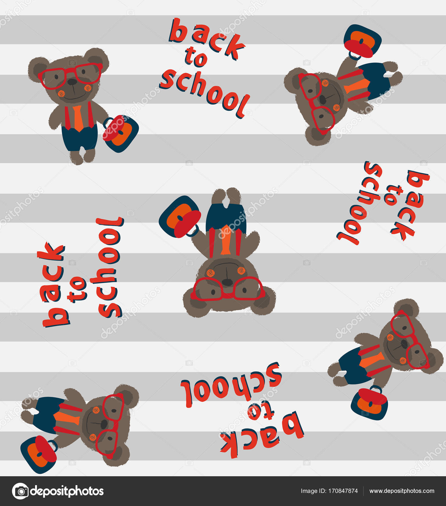 Cute School T Shirt Designs Back School Shirt Graphic Design Cute Teddy Bear Kids Wear Stock Vector C Syquallo 170847874