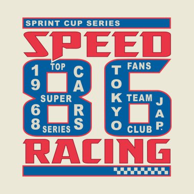 Araba Tokyo tipografi yarış