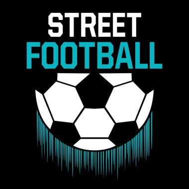 Futbol futbol tipografi