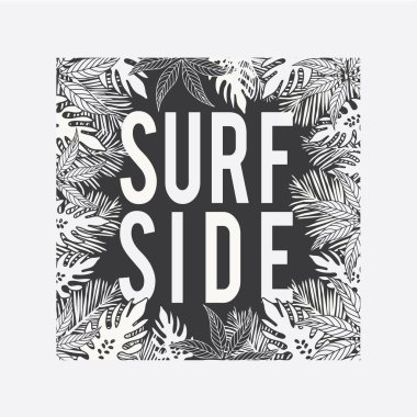 Sörf tipografi, t-shirt grafiği