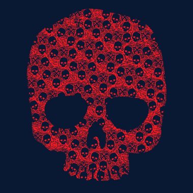 El çizimi kafatası