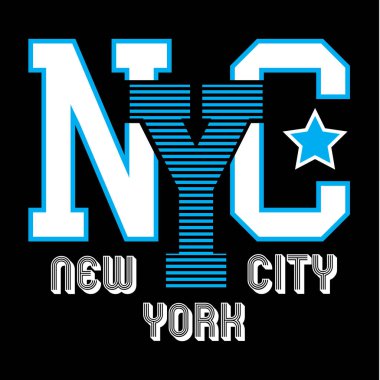 New york city tipografi