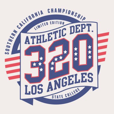 Amerika atletik tipografi