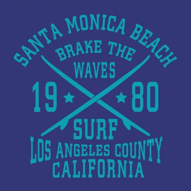california surf tipografi