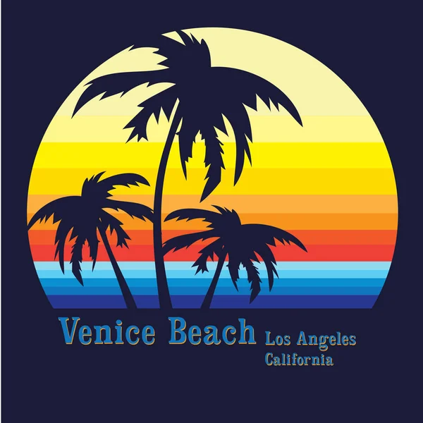 Tipografía de playa de California — Archivo Imágenes Vectoriales