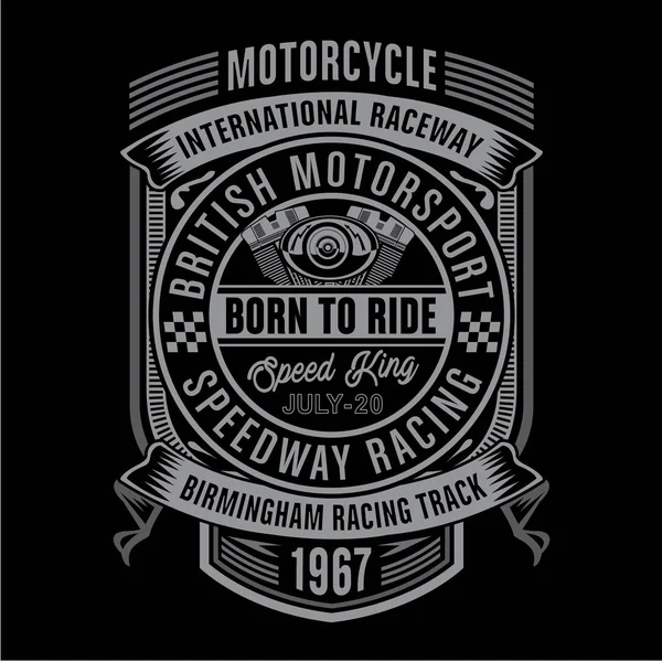 Tipografi, t-shirt grafik yarış motosiklet