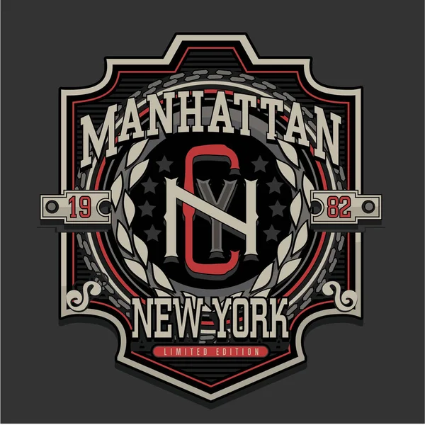 Manhattan New York tipografi