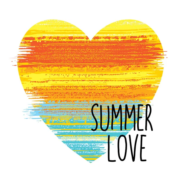 Tipografia de amor de verão —  Vetores de Stock
