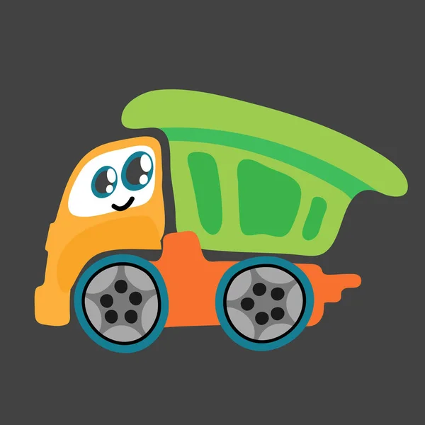 Petit Camion Construction Mignon — Image vectorielle