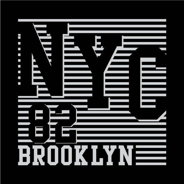 Athletic sport typography