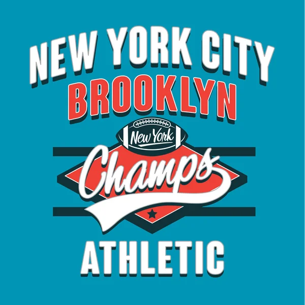 Sport atletische typografie — Stockvector