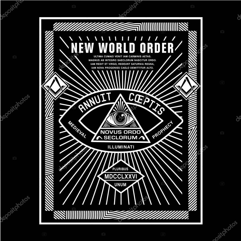 Ethnic eyes aztec typography, t-shirt graphic