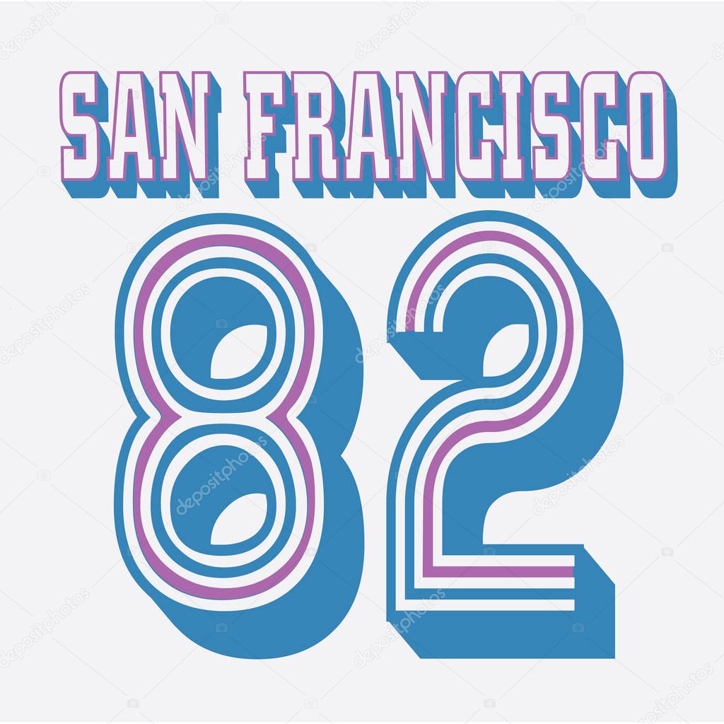 Sport San Francisco typography