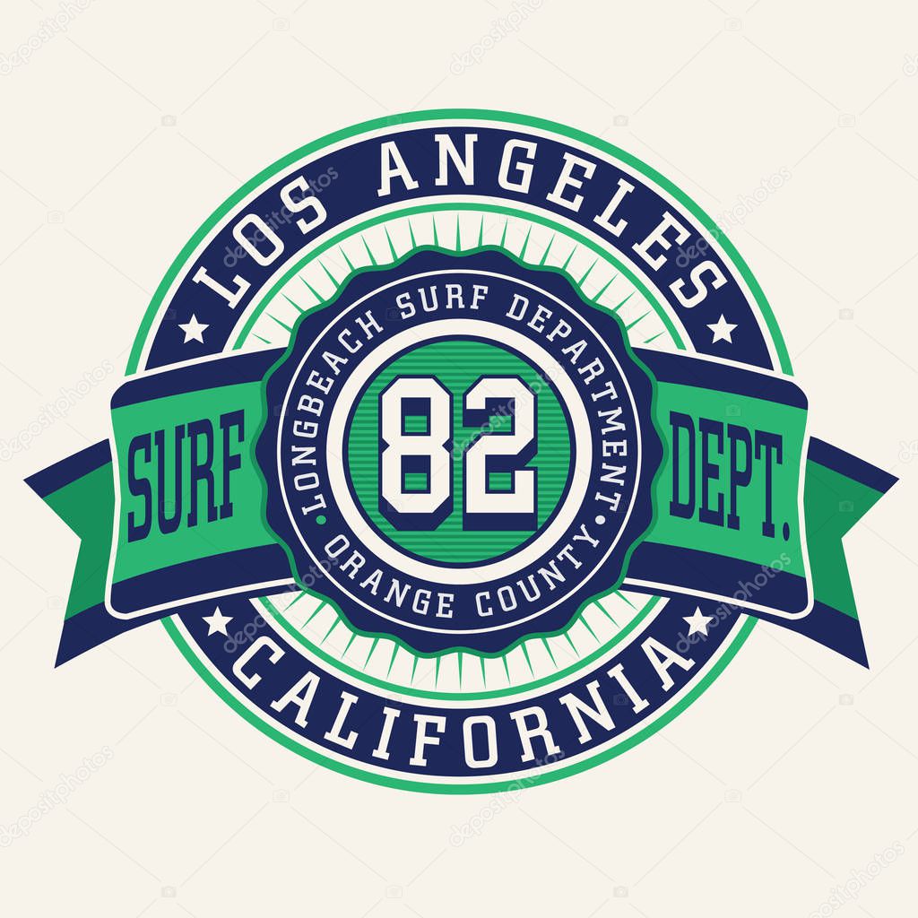California surf typography