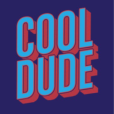 Serin dostum tipografi