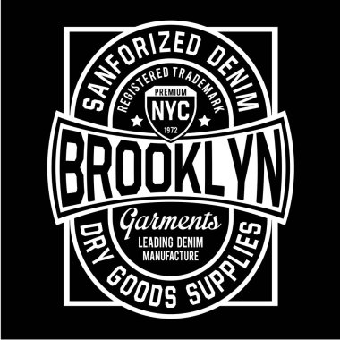 Denim New York tipografi