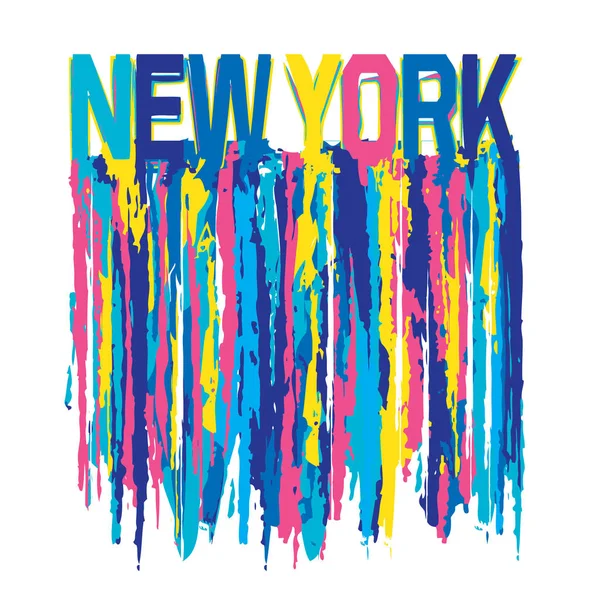 Tipografía de Nueva York — Vector de stock