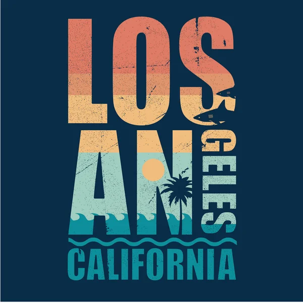 Tipografía de surf de California — Vector de stock