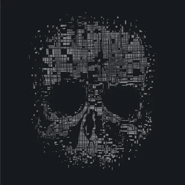 Kafatası illüstrasyon, tipografi, t-shirt grafiği