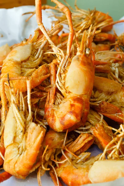 Langostino frito . — Foto de Stock