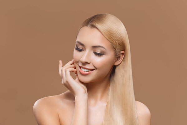 beautiful smiling woman