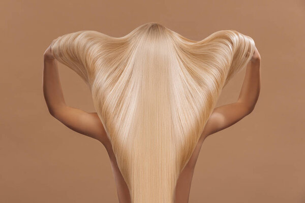 long beautiful blond hair