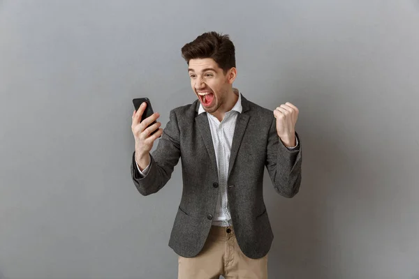 Feliz hombre de negocios — Foto de Stock