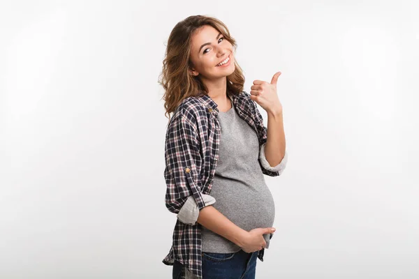 Feliz embarazo. - foto de stock