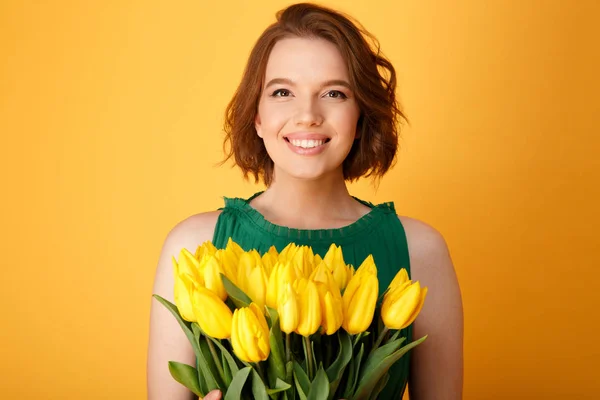 Yellow tulips — Stock Photo