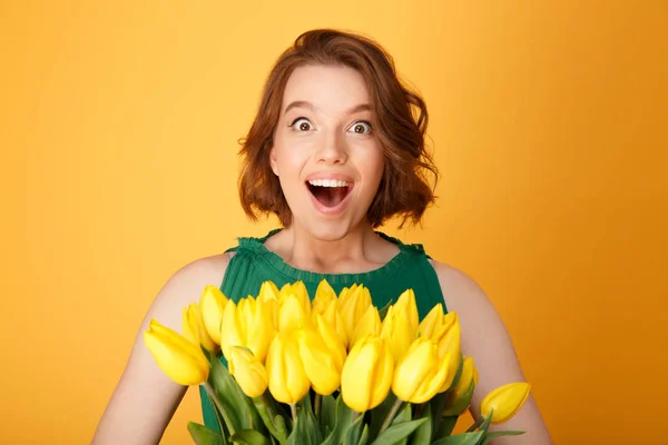 Mujer feliz - foto de stock