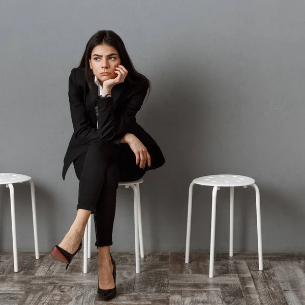 Tired businesswoman — Stock Photo