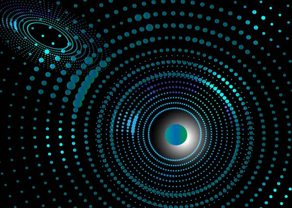 Fantastik arka plan techno unsurları ile. Poster, kitapçık, broşür tasarım şablonu.