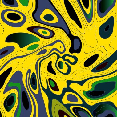 Geometrik şekilli ve eğri çizgili soyut arkaplan kapaklar, posterler, ambalaj kağıtları için tasarım