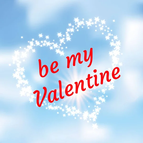 Corazones en el fondo abstracto del amor.Amor mensajes románticos con el corazón.14 de febrero . — Vector de stock
