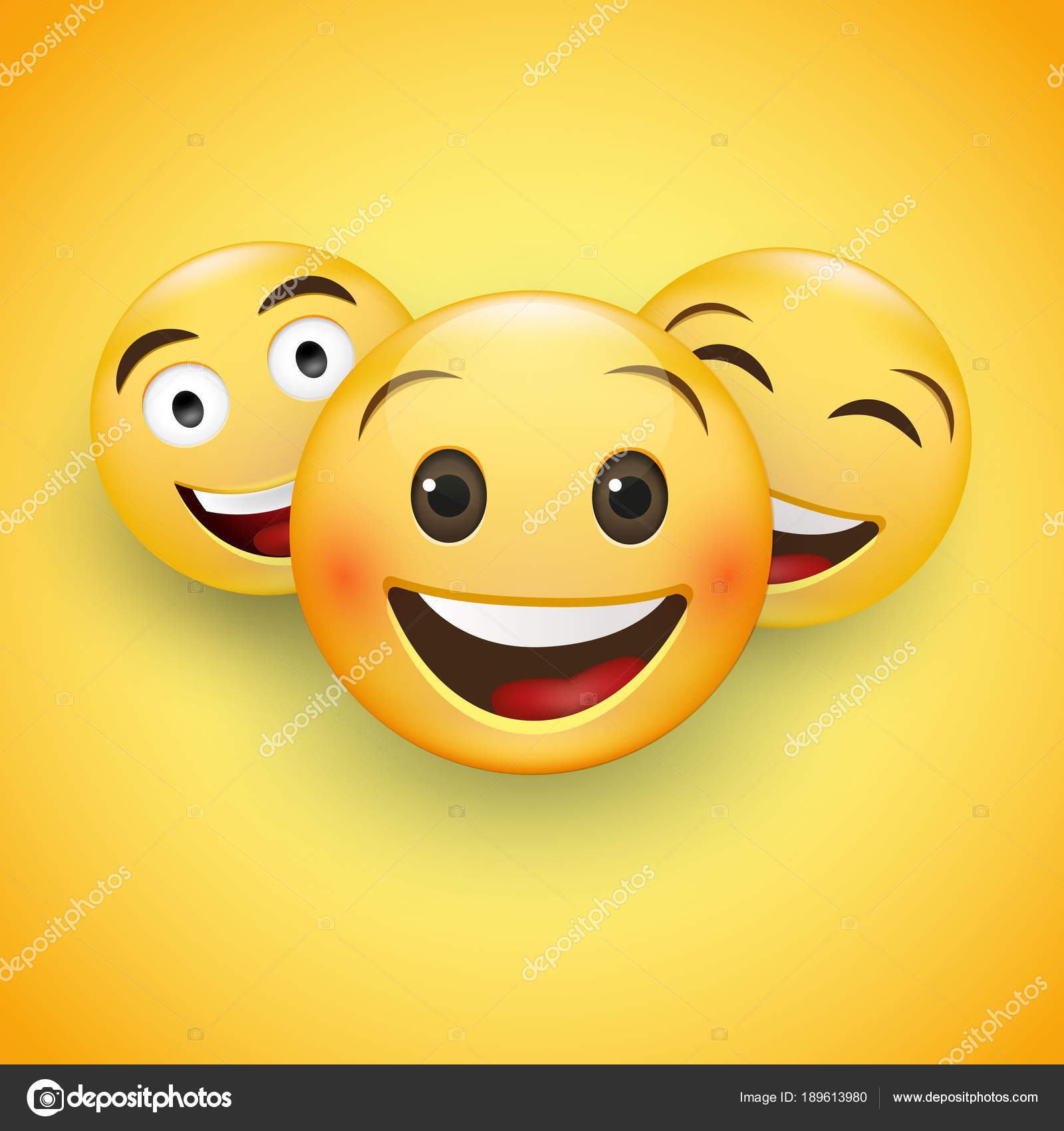 愚人节贺卡-疯狂的面部表情黄色背景-愚人节设计模板图库矢量图©oikumena 189613980, image size:1600x1700