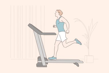 Spor antrenmanı, dayanıklılık eğitimi, fiziksel egzersiz konsepti.