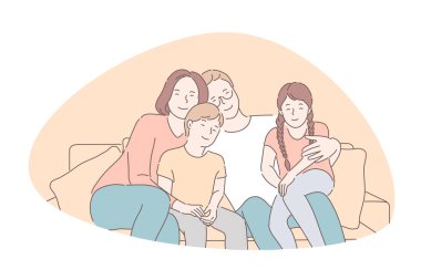 Geleneksel değerler, bağlanma, aile sade kavramı