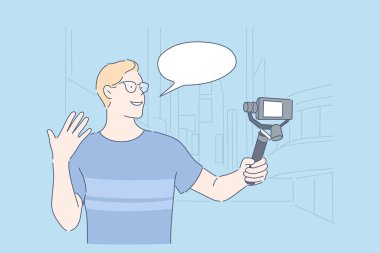 Seyahat blogcusu, vloglama, canlı yayın kavramı