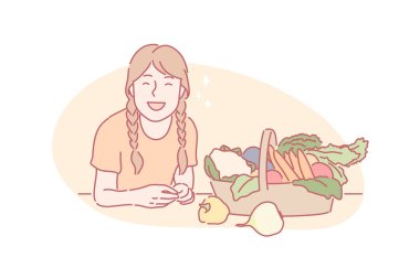 Hasat, eko vegan gıda konsepti