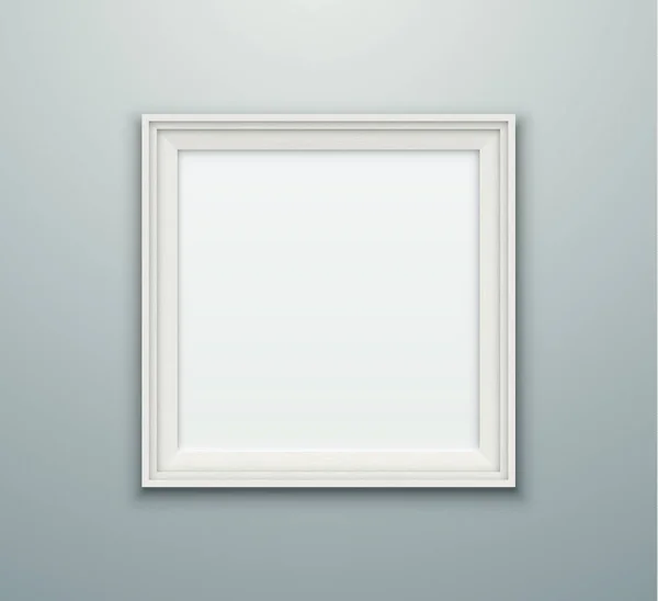 Empty White Frame — Stock Vector