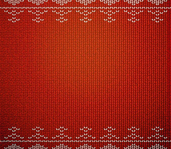 Christmas Wool Pattern — Stock Vector