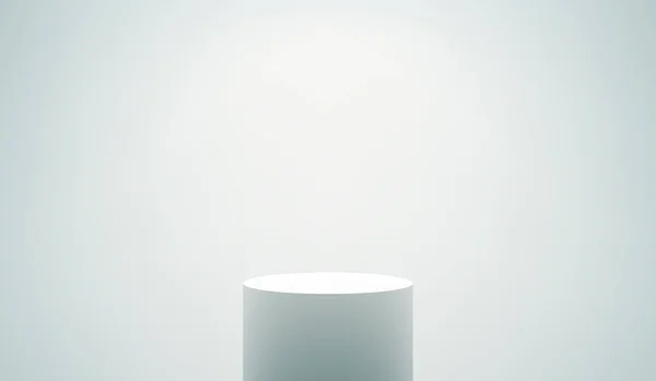 Podium blanc vide — Image vectorielle