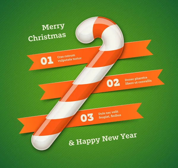 Vector Christmas Infographic — Stock Vector